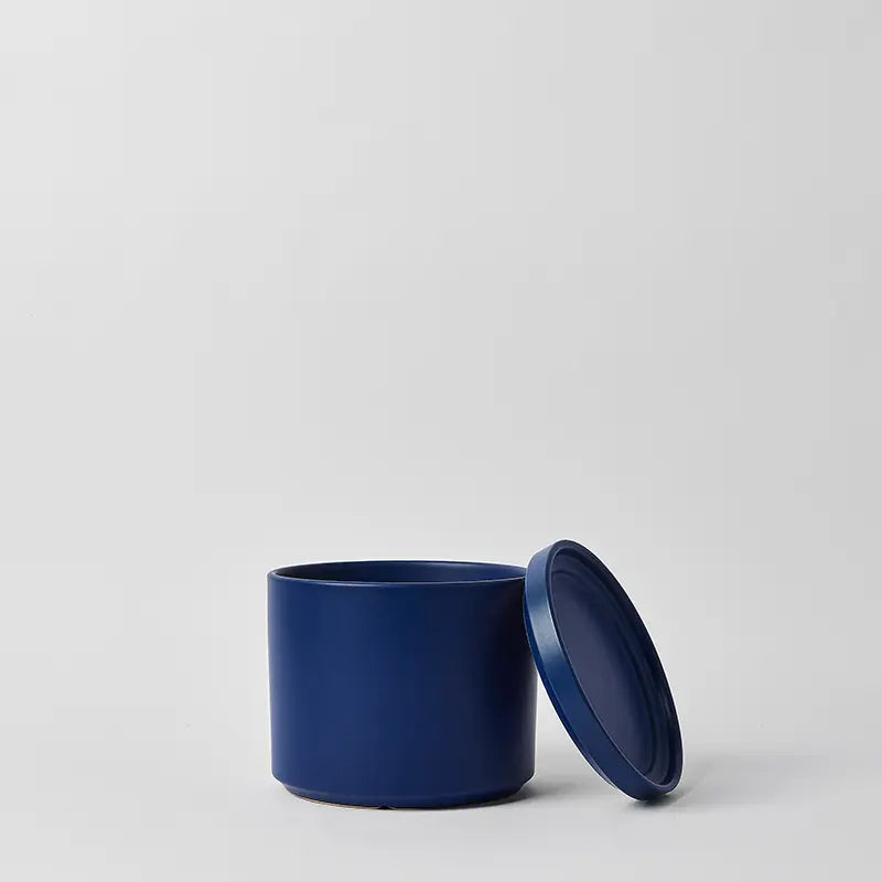 Solid Goods - Ceramic Cylinder Planter with Saucer