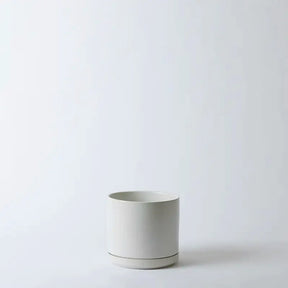 Solid Goods - Ceramic Cylinder Planter with Saucer