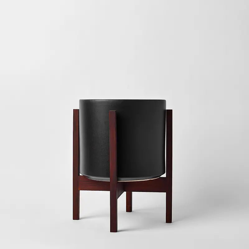 Solid Goods Ceramic Cylinder– With or Without Mahogany Stand