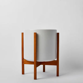 Solid Goods Ceramic Cylinder– With or Without Mahogany Stand