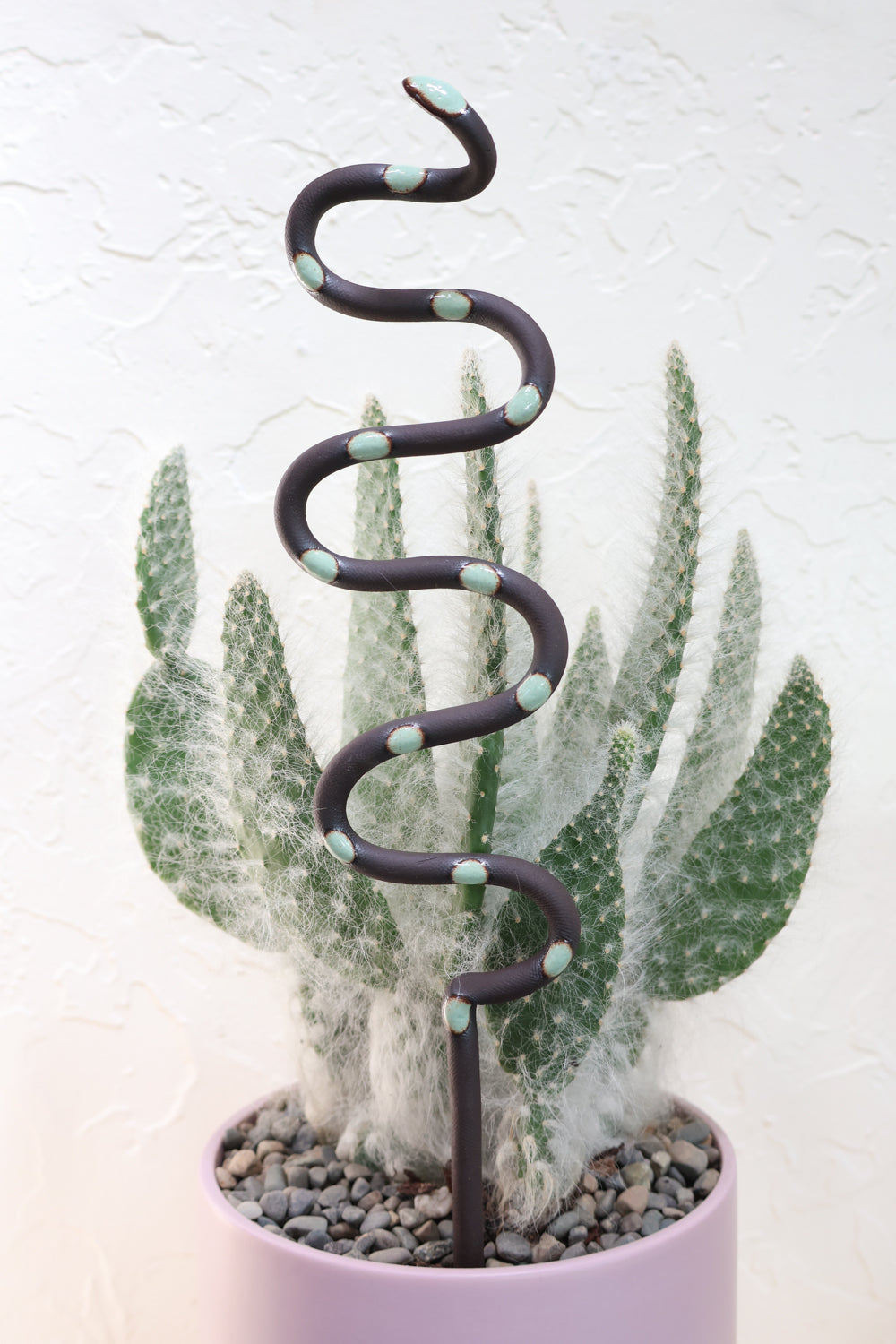 Ceramic Plant Snake Stake