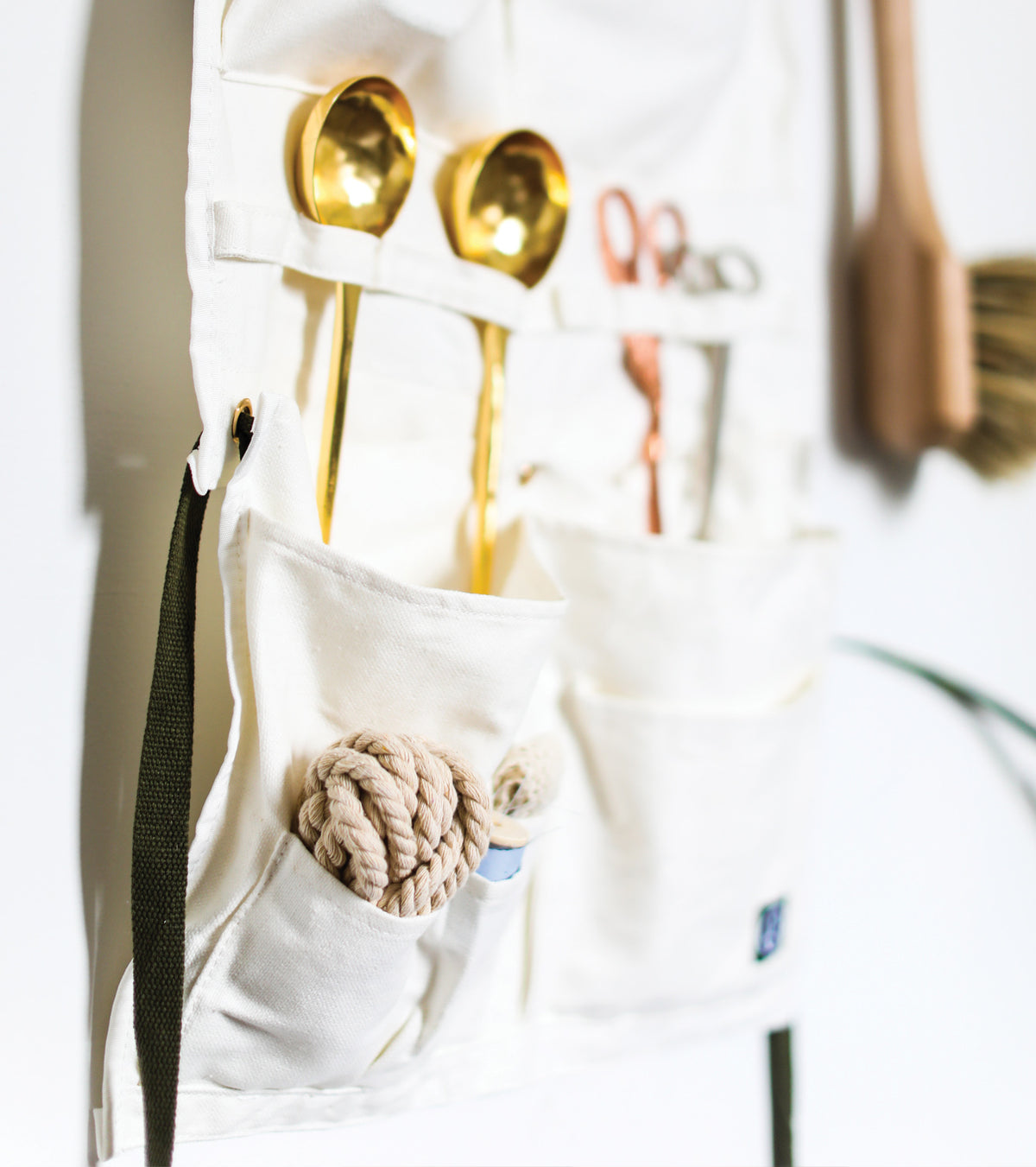 Hanging Organizer & Apron | Hemp & Cotton Garden Organizer