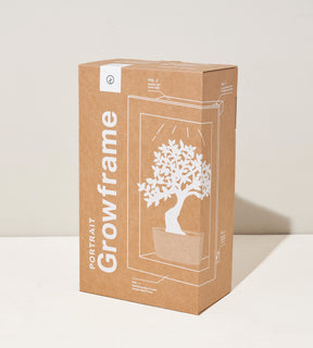 Portrait Growframe - Matte White