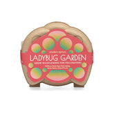 Curious Critters Ladybug Garden Kit packaging featuring colorful design, promoting wildflower growth for pollinators.